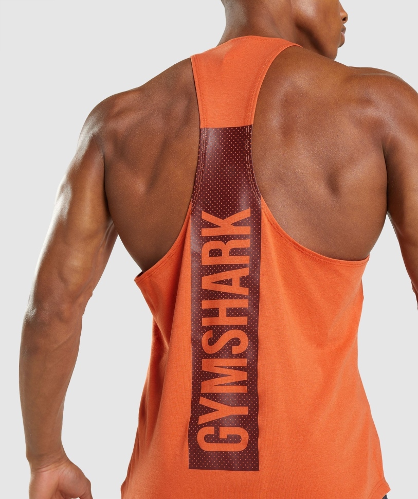 Gymshark Bold Stringer Clay πορτοκαλί