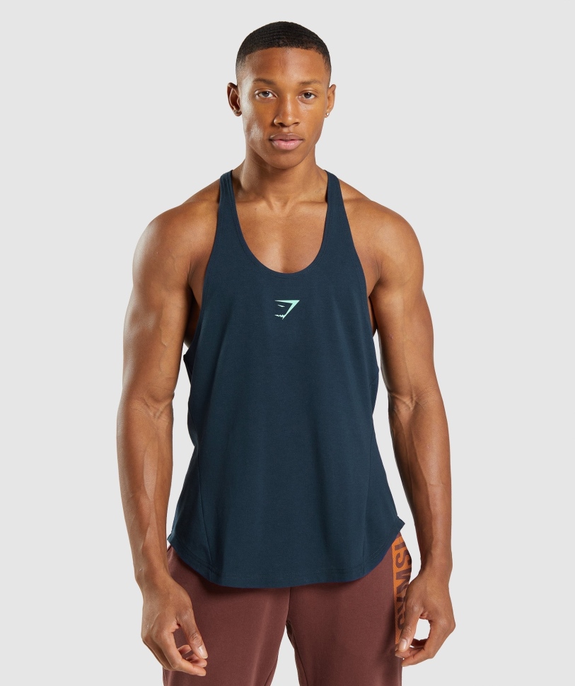 Gymshark τολμηρό Stringer Navy