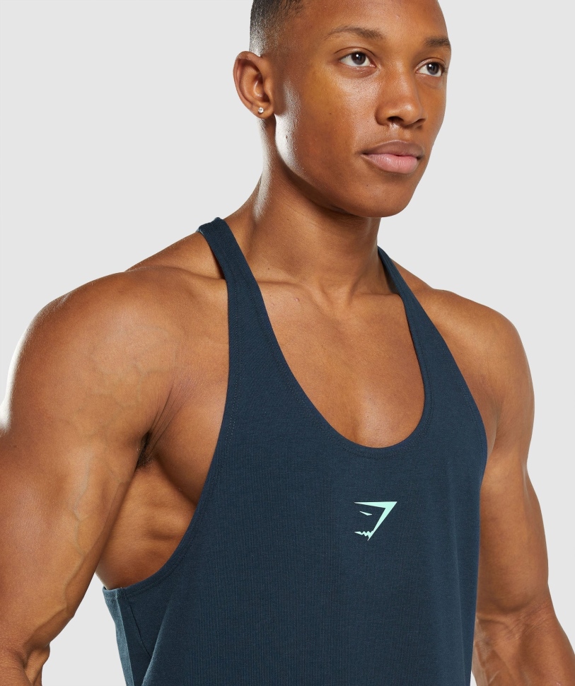 Gymshark τολμηρό Stringer Navy