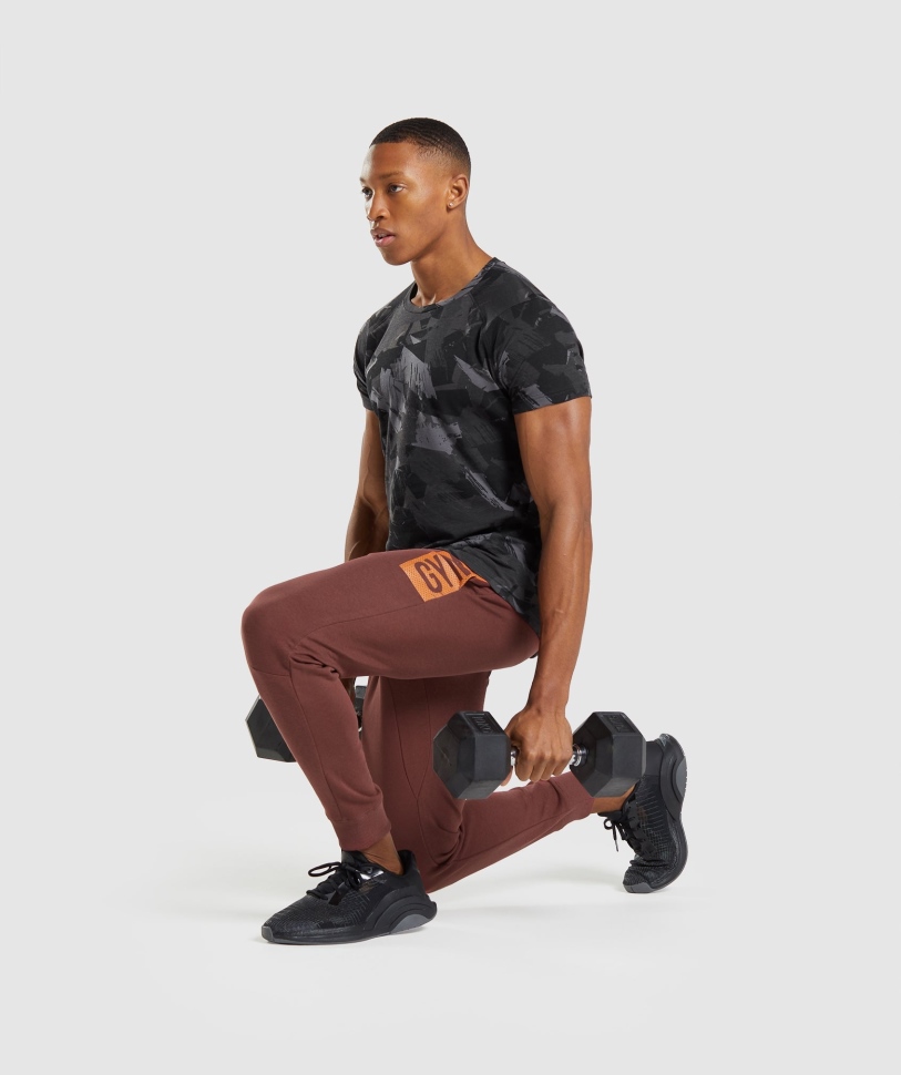 Gymshark τολμηρό μπλουζάκι σε γκρι στάμπα