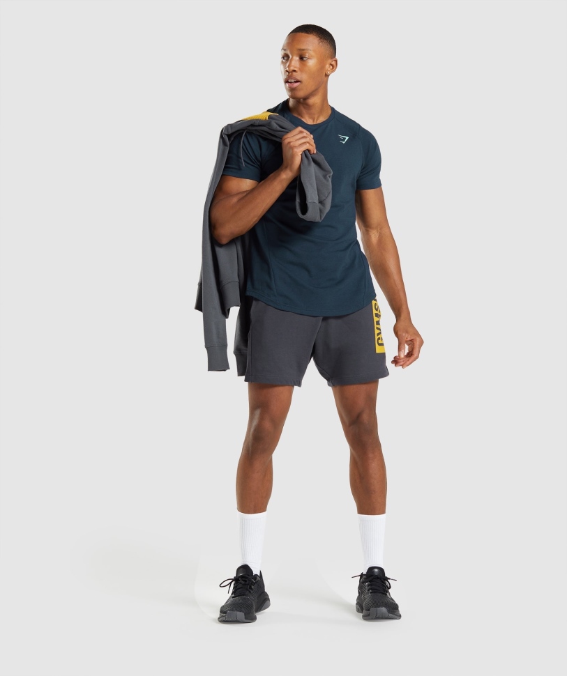 Gymshark τολμηρό T-shirt ανδρικό ναυτικό