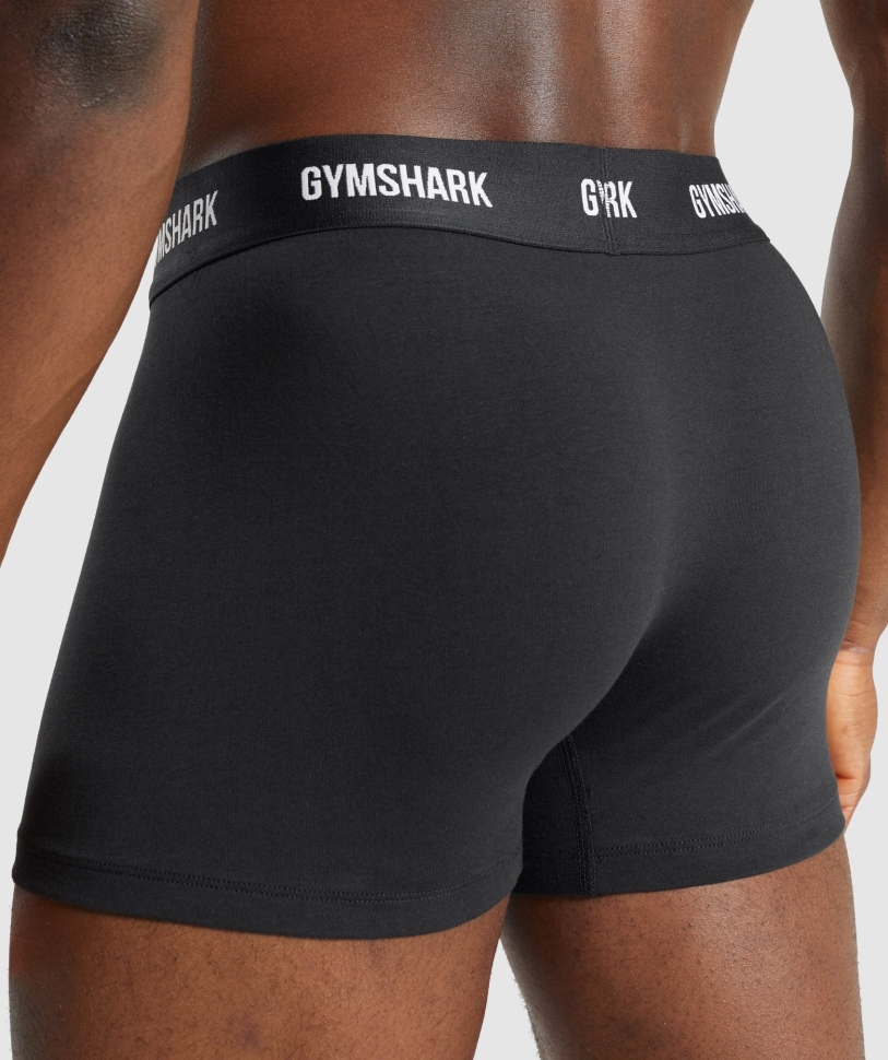 Gymshark Boxers 2pk μαύρο