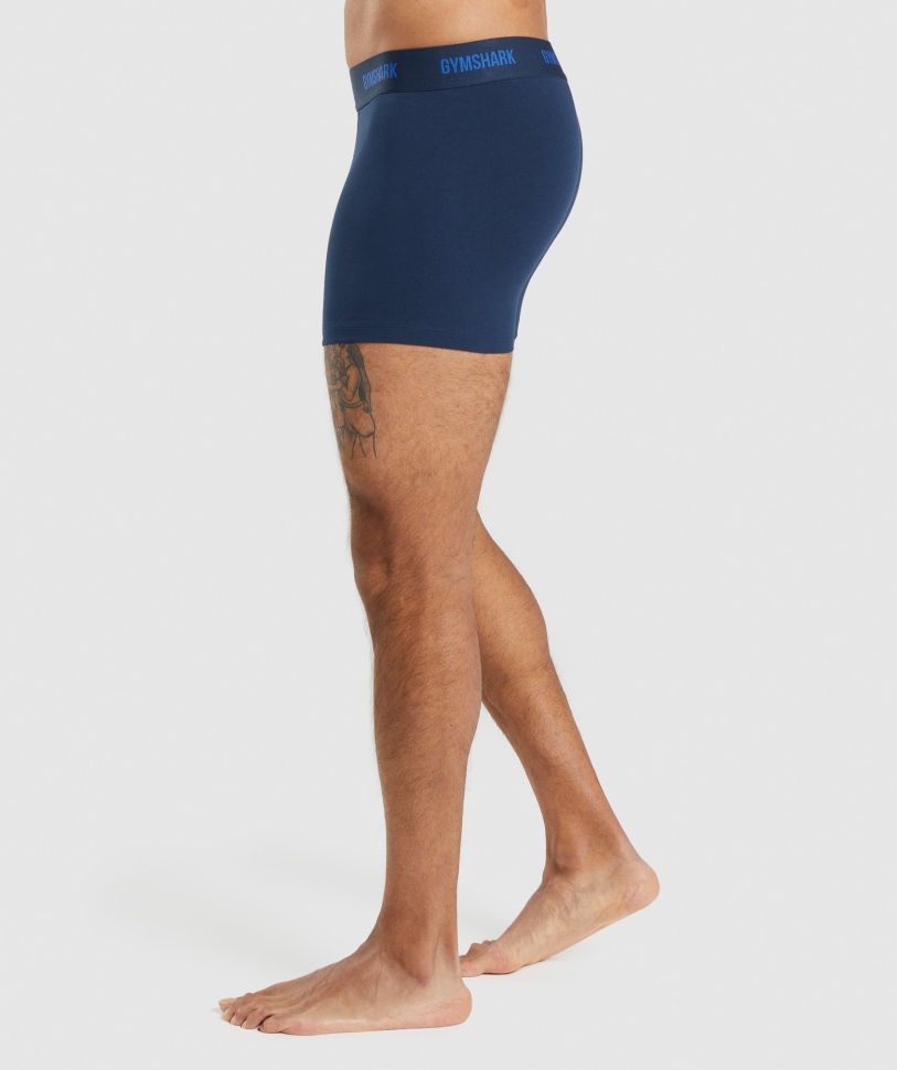 Gymshark Boxers 2pk Core Olive-navy
