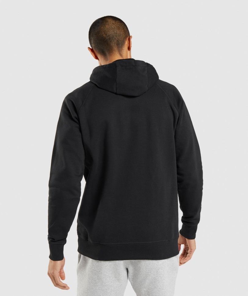Gymshark Central Hoodie μαύρο