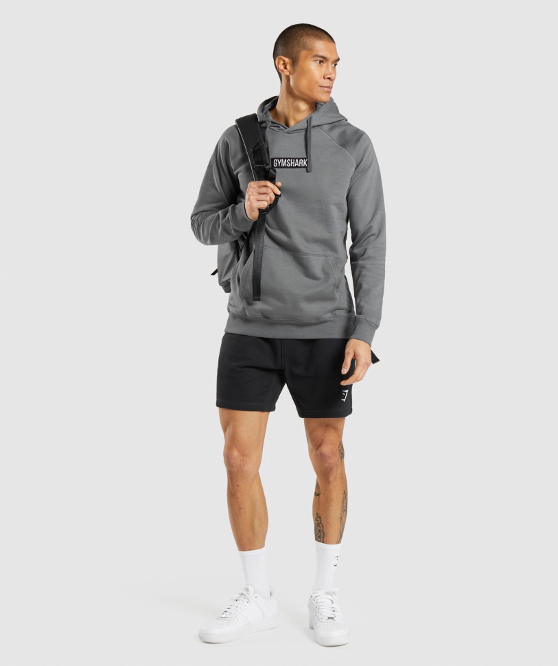 Gymshark κεντρικό Hoodie κάρβουνο