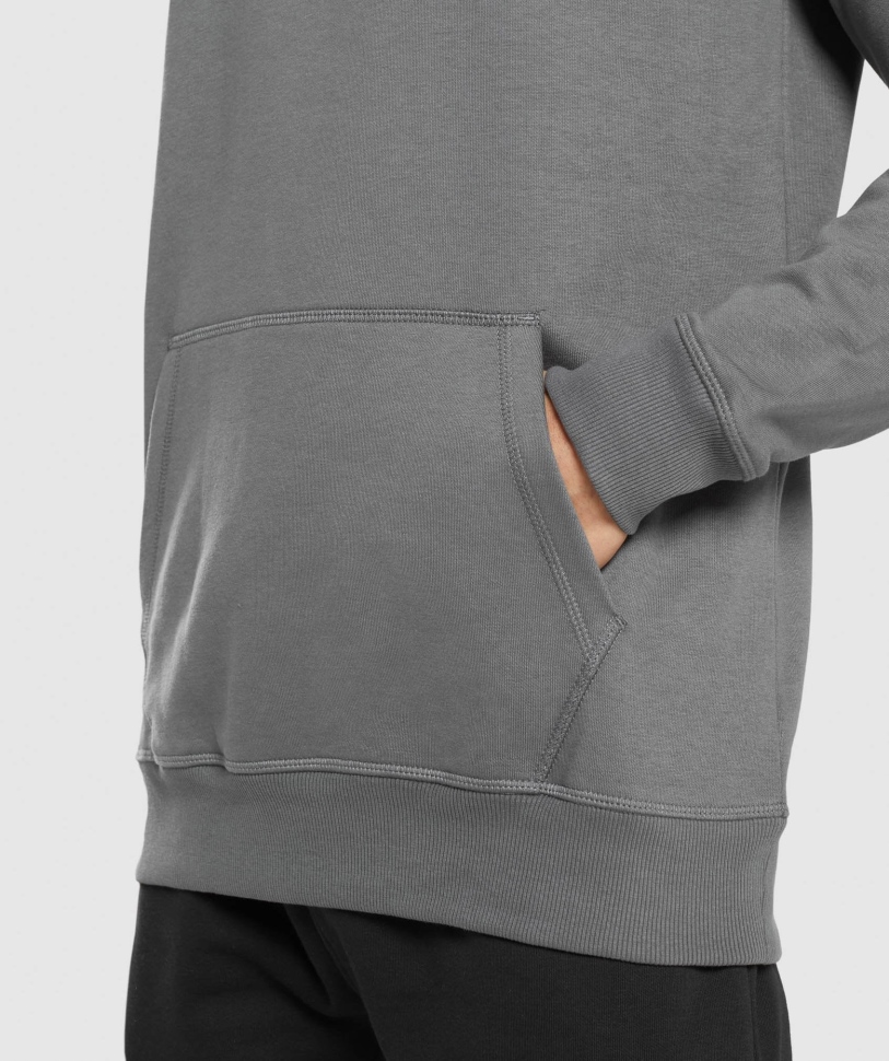 Gymshark κεντρικό Hoodie κάρβουνο