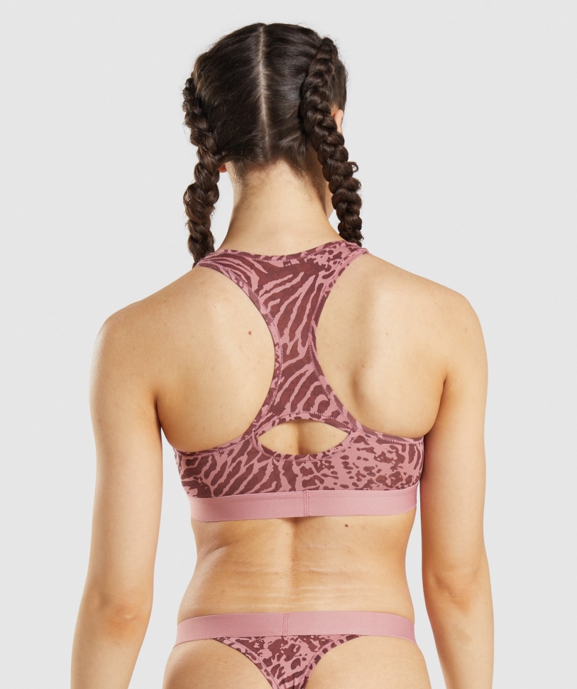 Gymshark Cotton Bralette Alice Pink