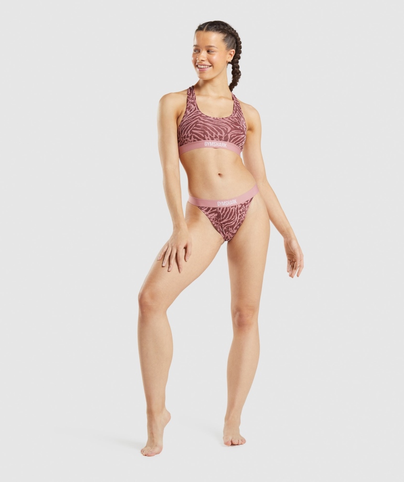 Gymshark Cotton Bralette Alice Pink