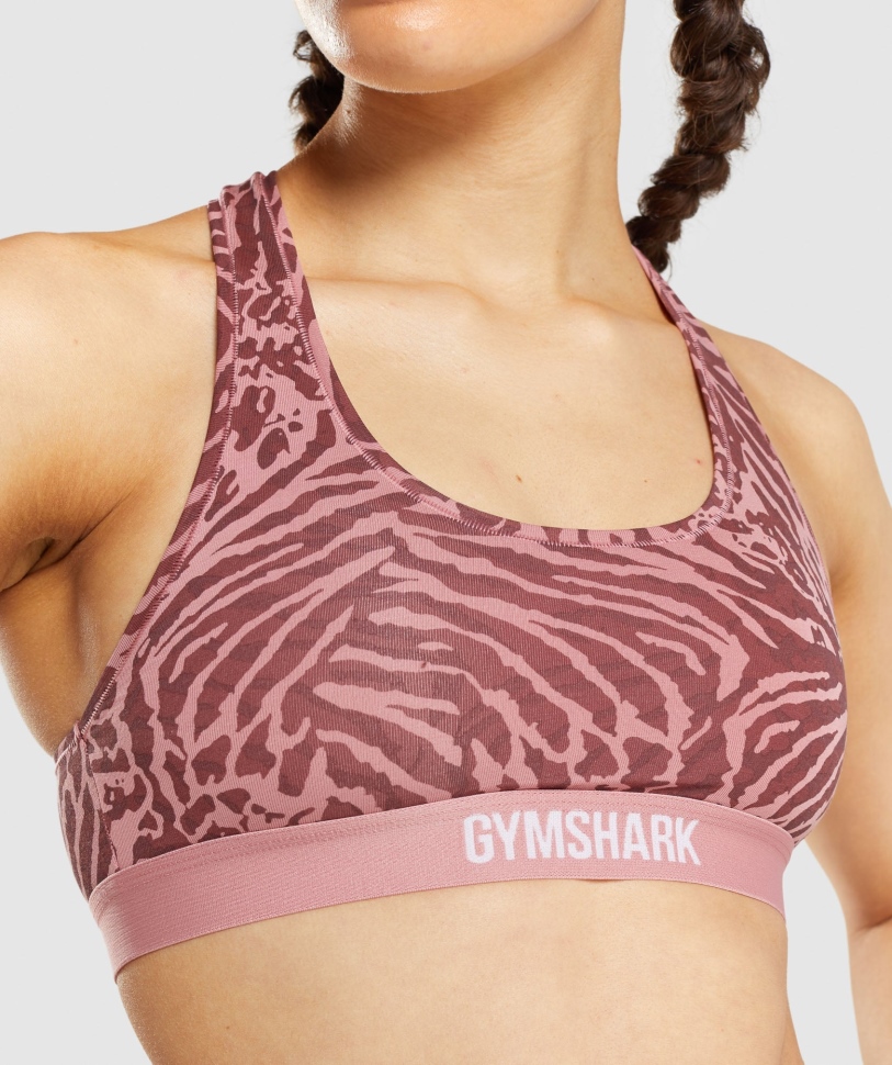 Gymshark Cotton Bralette Alice Pink