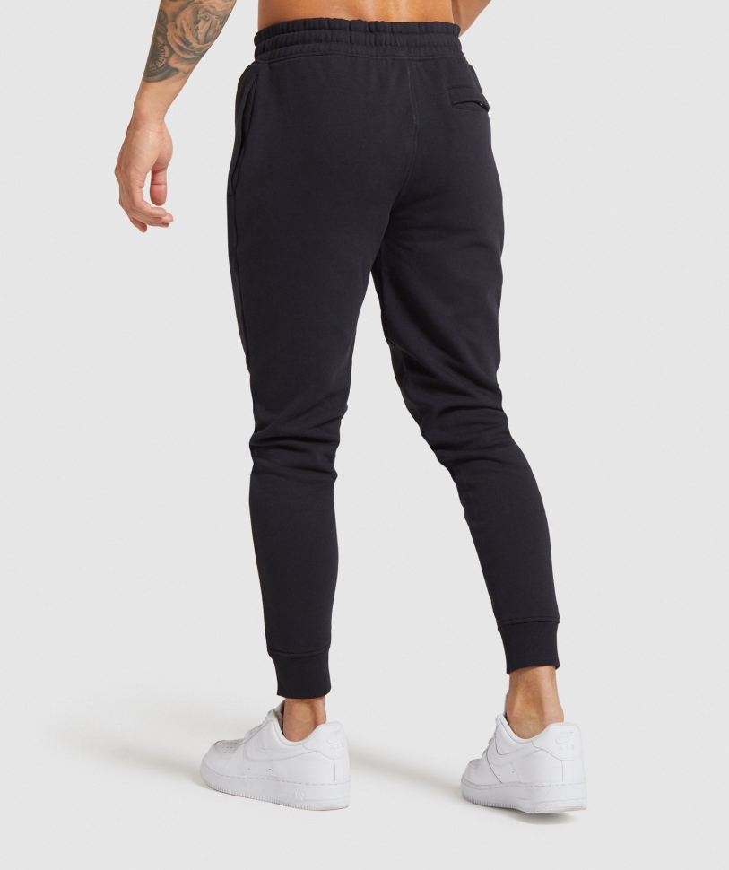 Gymshark Crest Joggers μαύρο