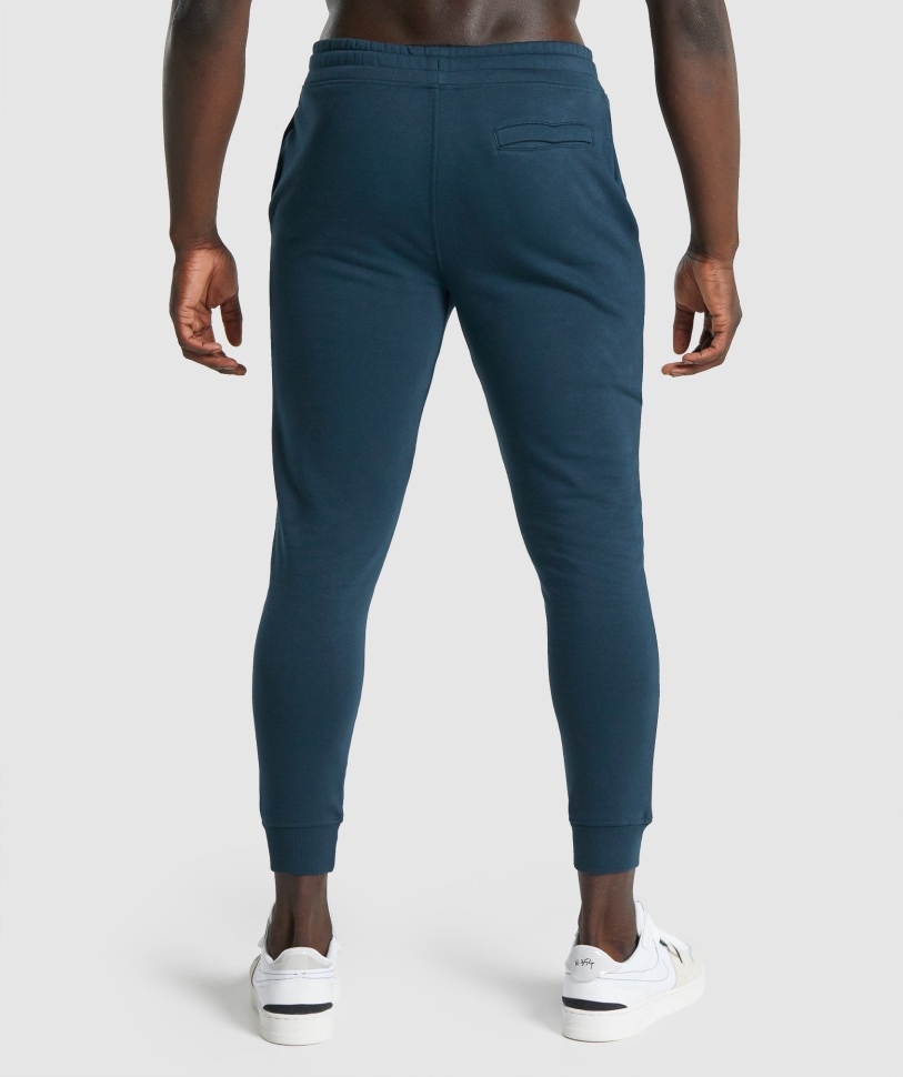 Gymshark Crest Joggers Navy