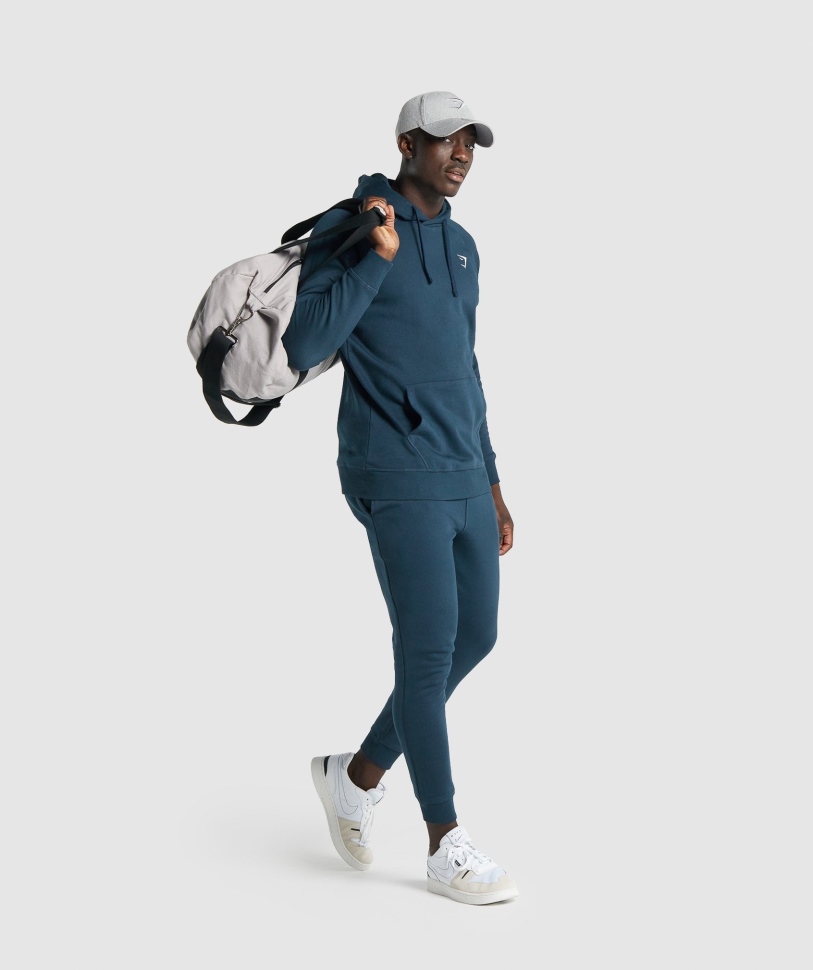 Gymshark Crest Joggers Navy