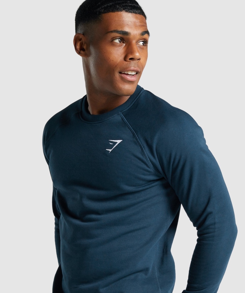φούτερ Gymshark Crest Navy