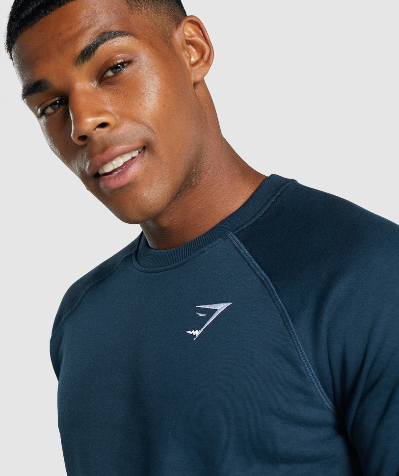 φούτερ Gymshark Crest Navy