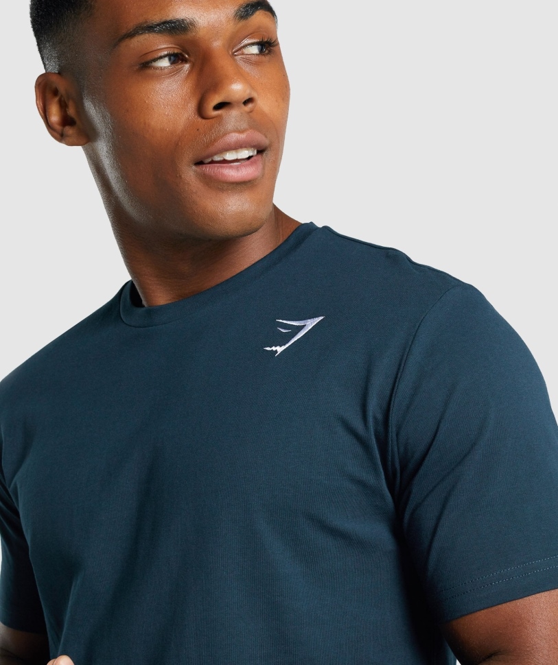 Gymshark Crest T-shirt Navy