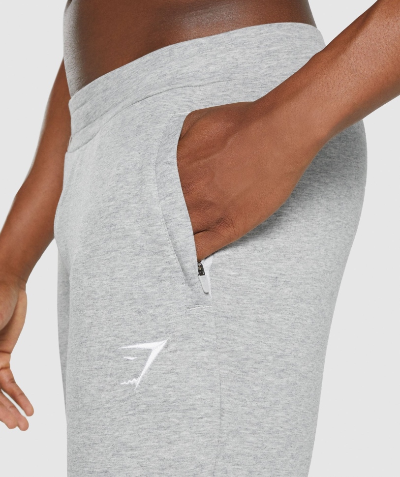 Gymshark Kritik 2.0 Joggers ανοιχτό γκρι Marl