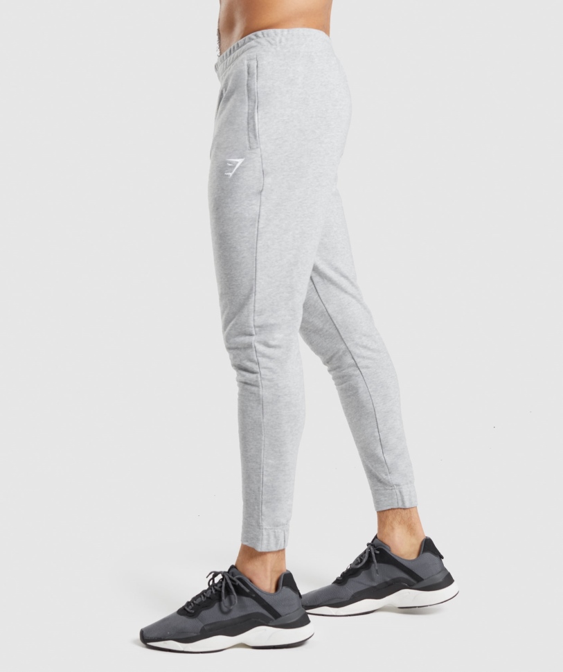 Gymshark Kritik 2.0 Joggers Men ανοιχτό γκρι Marl