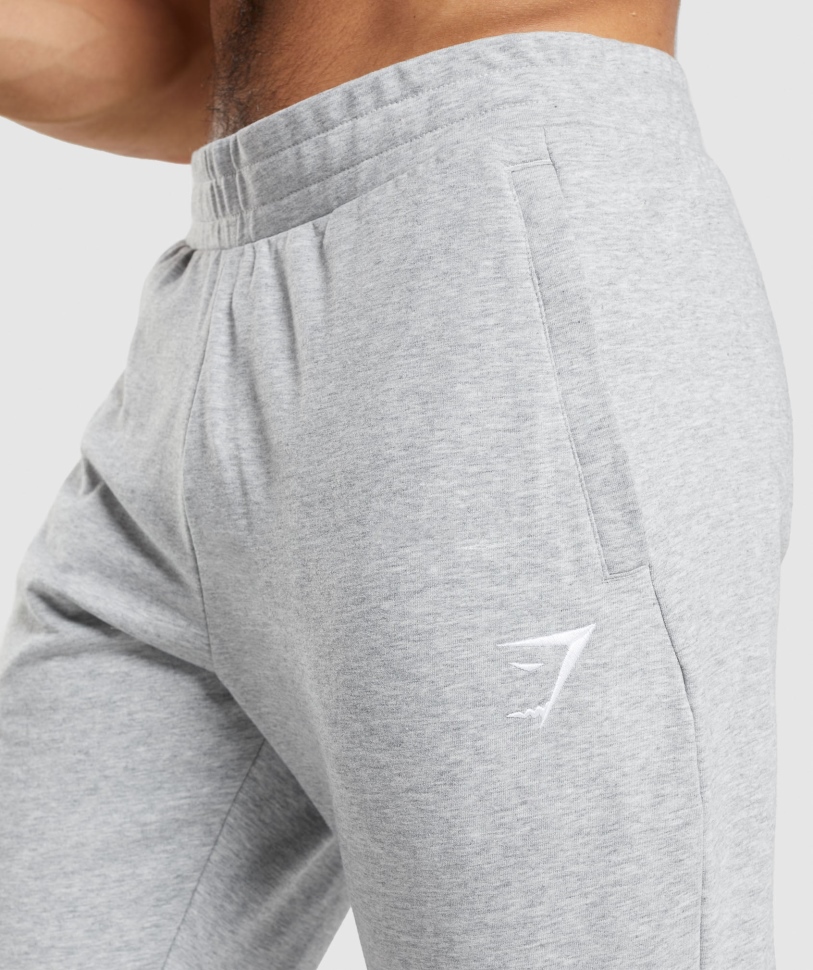 Gymshark Kritik 2.0 Joggers Men ανοιχτό γκρι Marl
