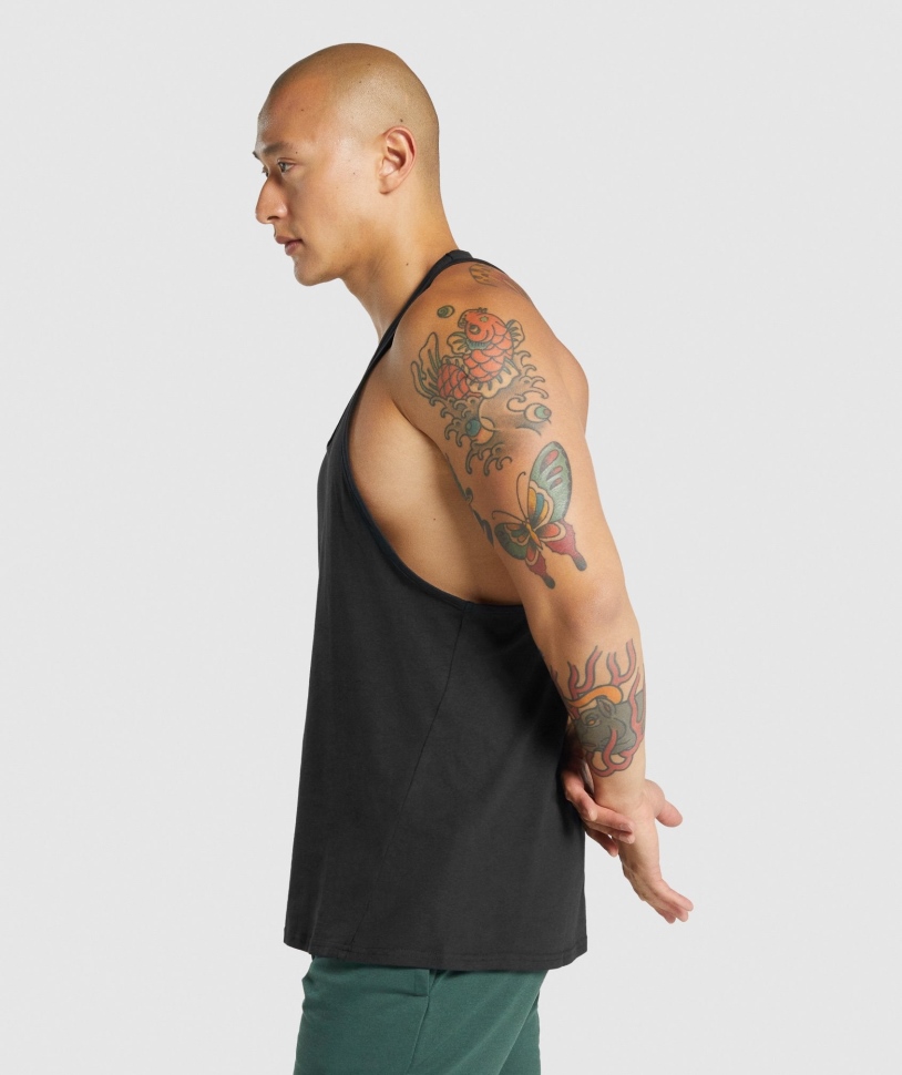 Gymshark Kritik 2.0 Stringer μαύρο