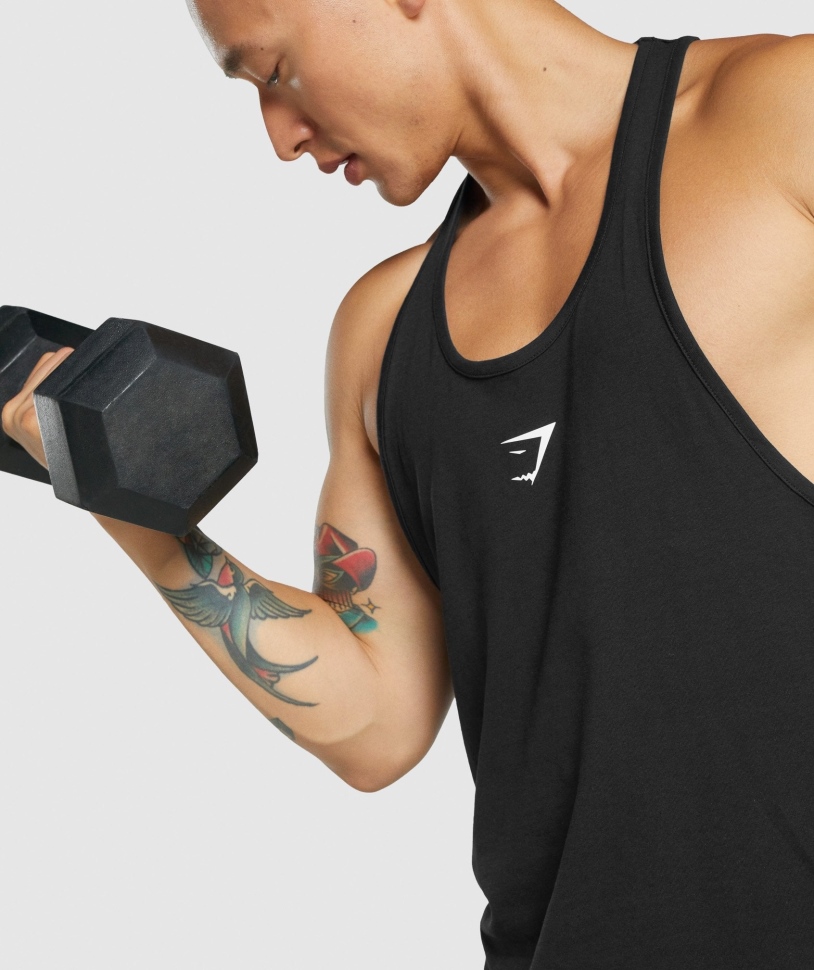 Gymshark Kritik 2.0 Stringer μαύρο