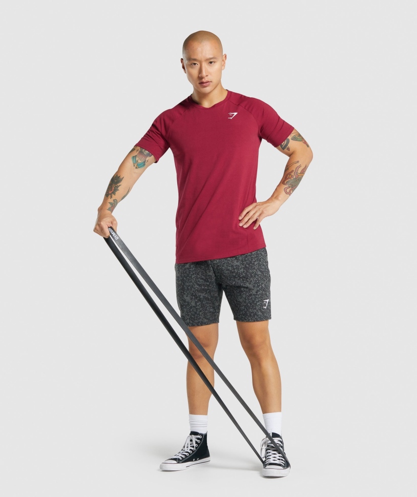 Gymshark Critical 2.0 T-shirt μπορντό