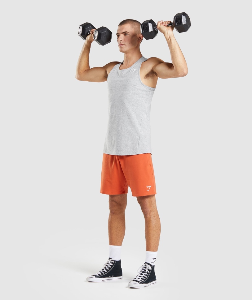 Gymshark Kritik 2.0 Tank ανοιχτό γκρι Marl