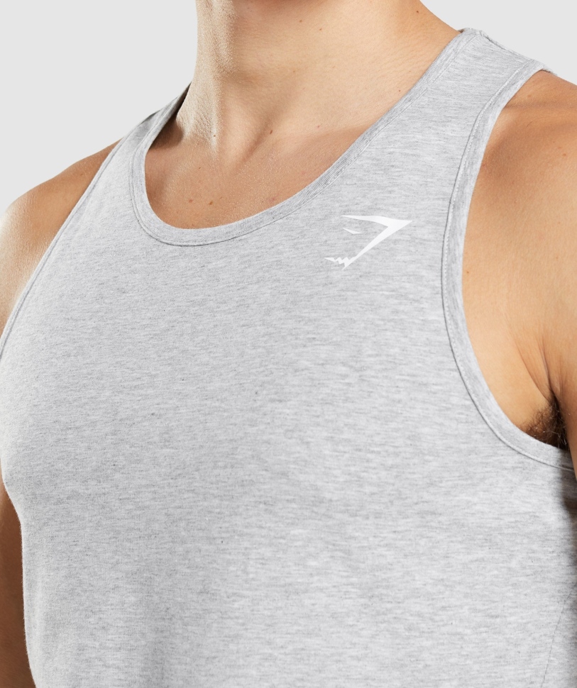 Gymshark Kritik 2.0 Tank ανοιχτό γκρι Marl