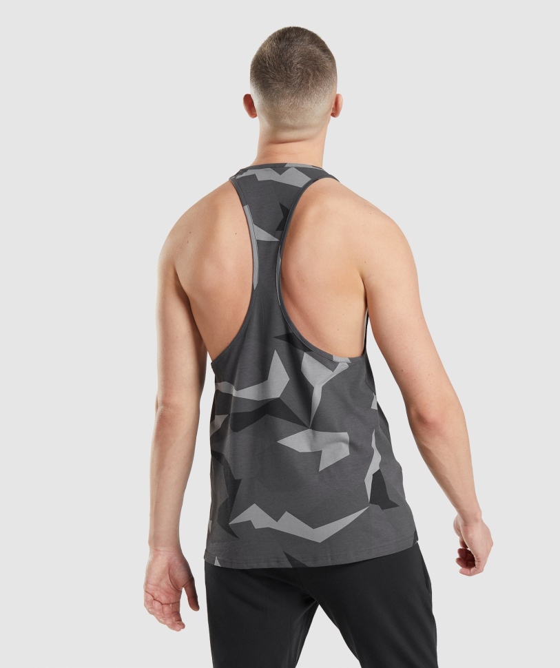 Gymshark κρίσιμο Stringer μαύρο τύπωμα