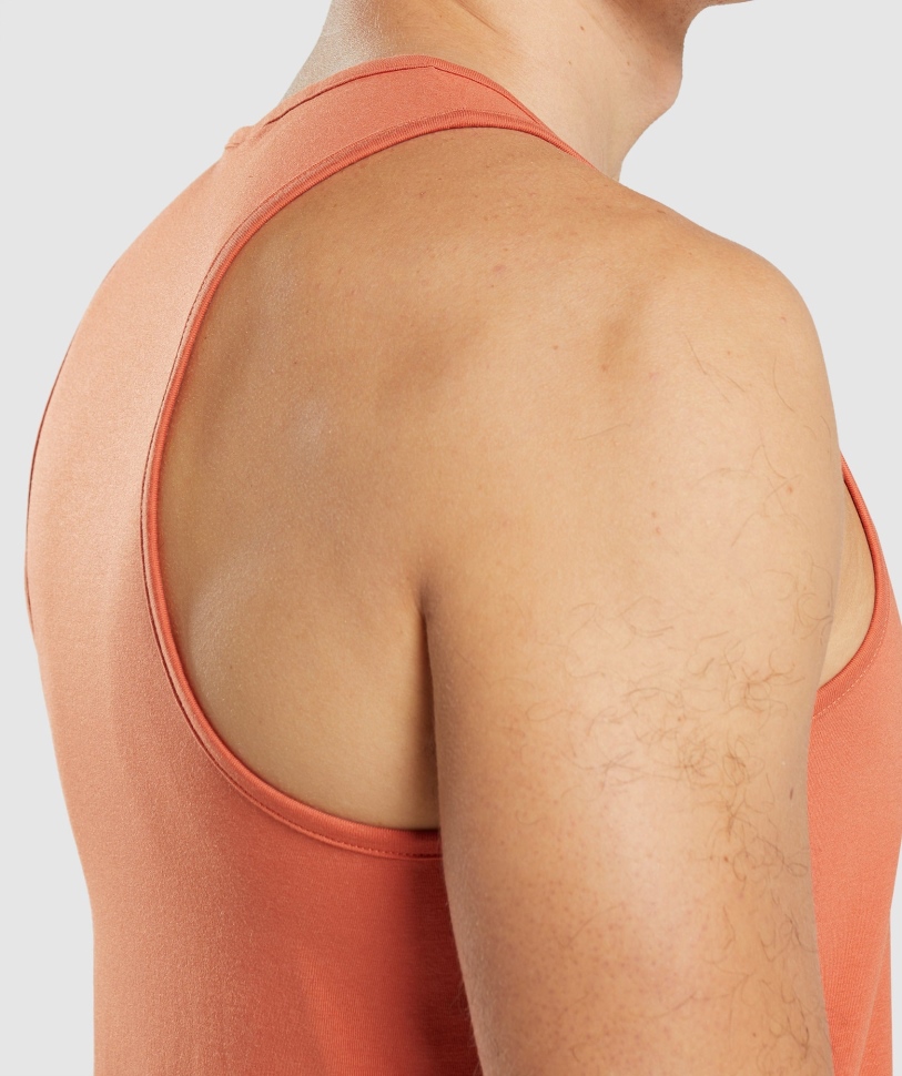 Gymshark κρίσιμη δεξαμενή αργίλου πορτοκαλί