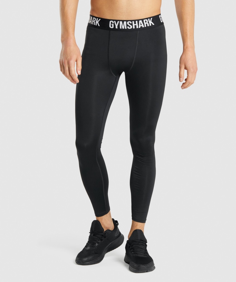 Gymshark στοιχείο Baselayer κολάν μαύρο