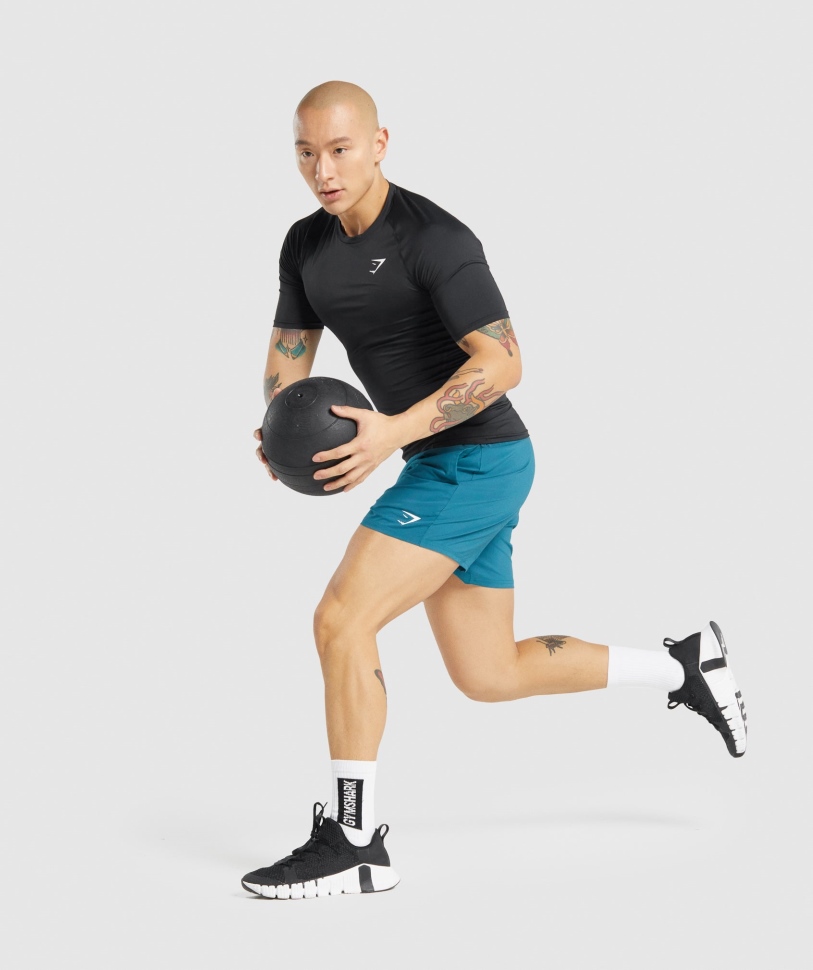 Μαύρο μπλουζάκι με βάση το στοιχείο Gymshark