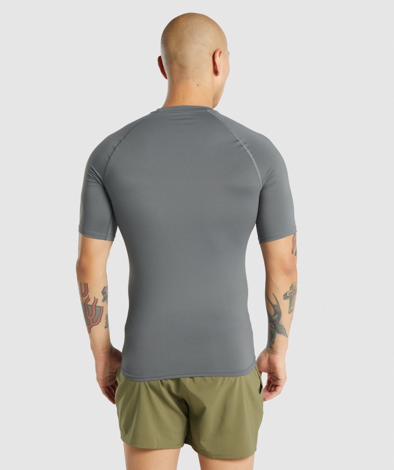 κάρβουνο T-shirt Baselayer στοιχείο Gymshark