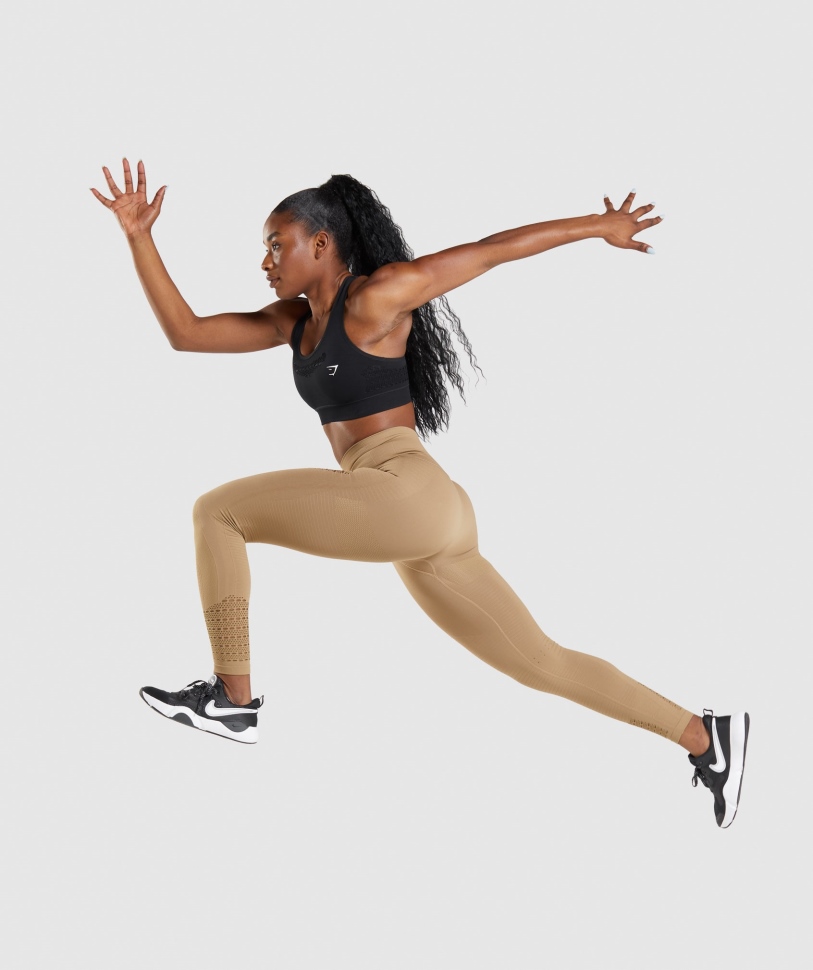 μαύρο αθλητικό σουτιέν χωρίς ραφή ενέργειας Gymshark