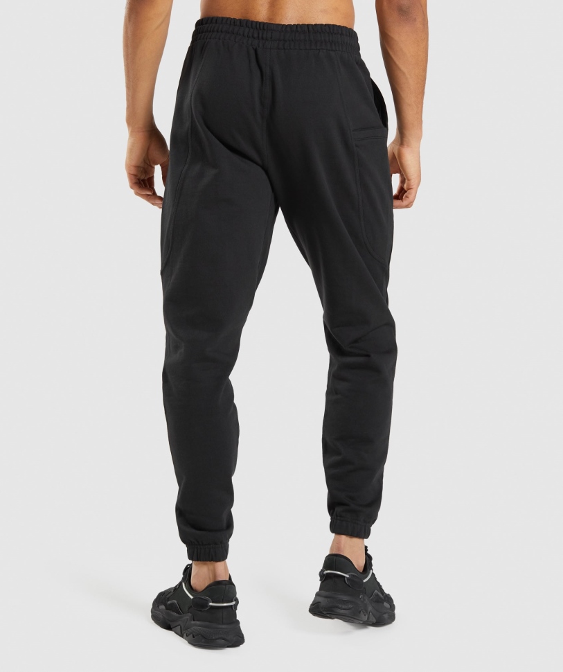 Gymshark απαραίτητο υπερμεγέθη Jogger μαύρο