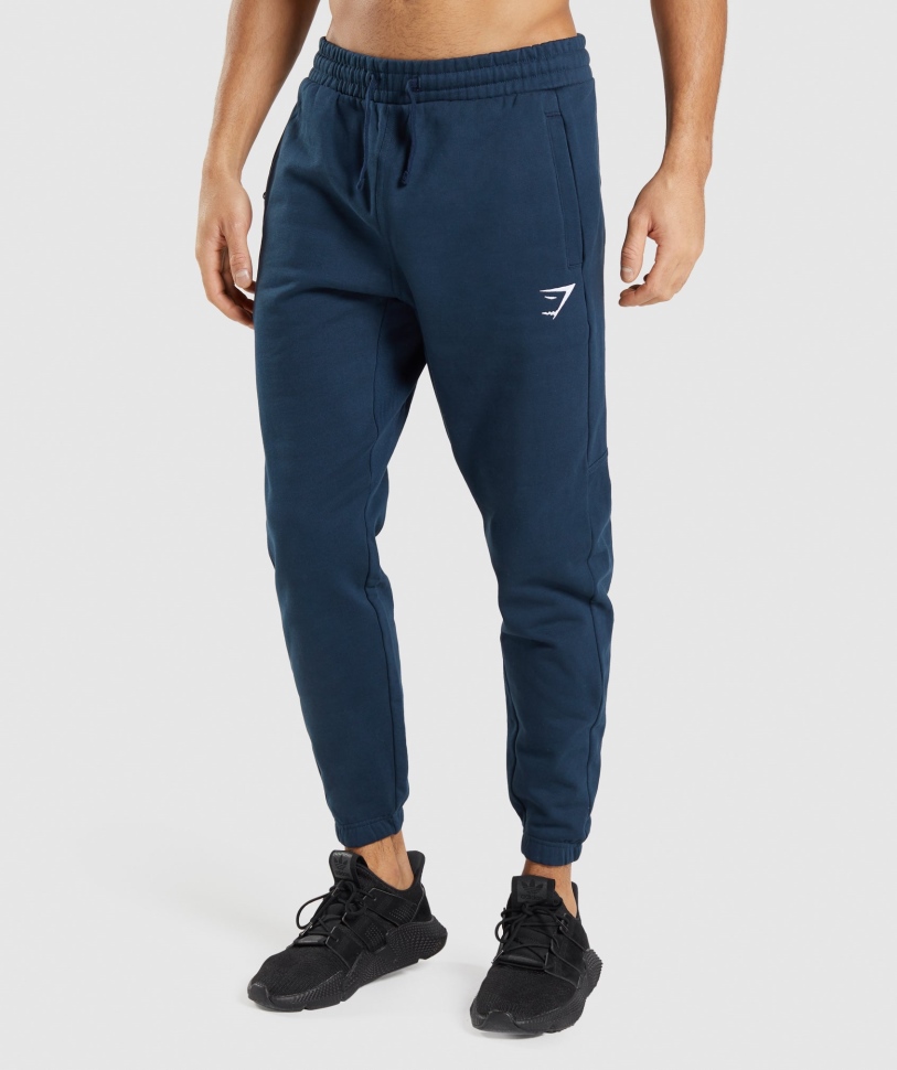 Gymshark απαραίτητο υπερμεγέθη Jogger Navy