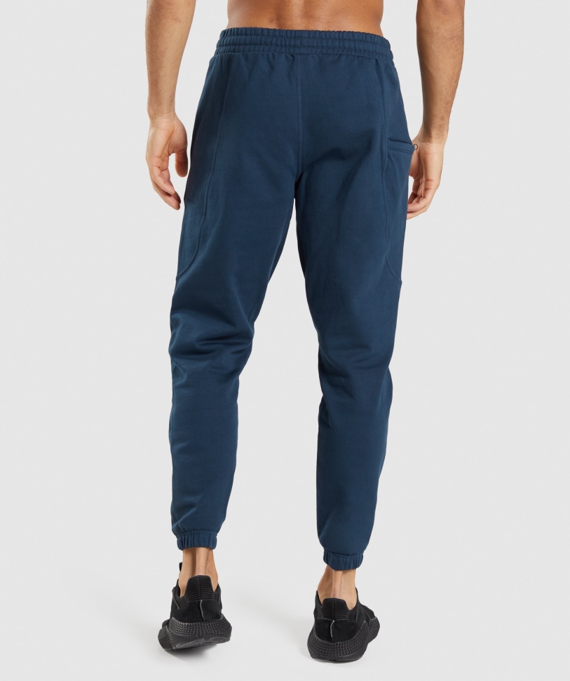 Gymshark απαραίτητο υπερμεγέθη Jogger Navy