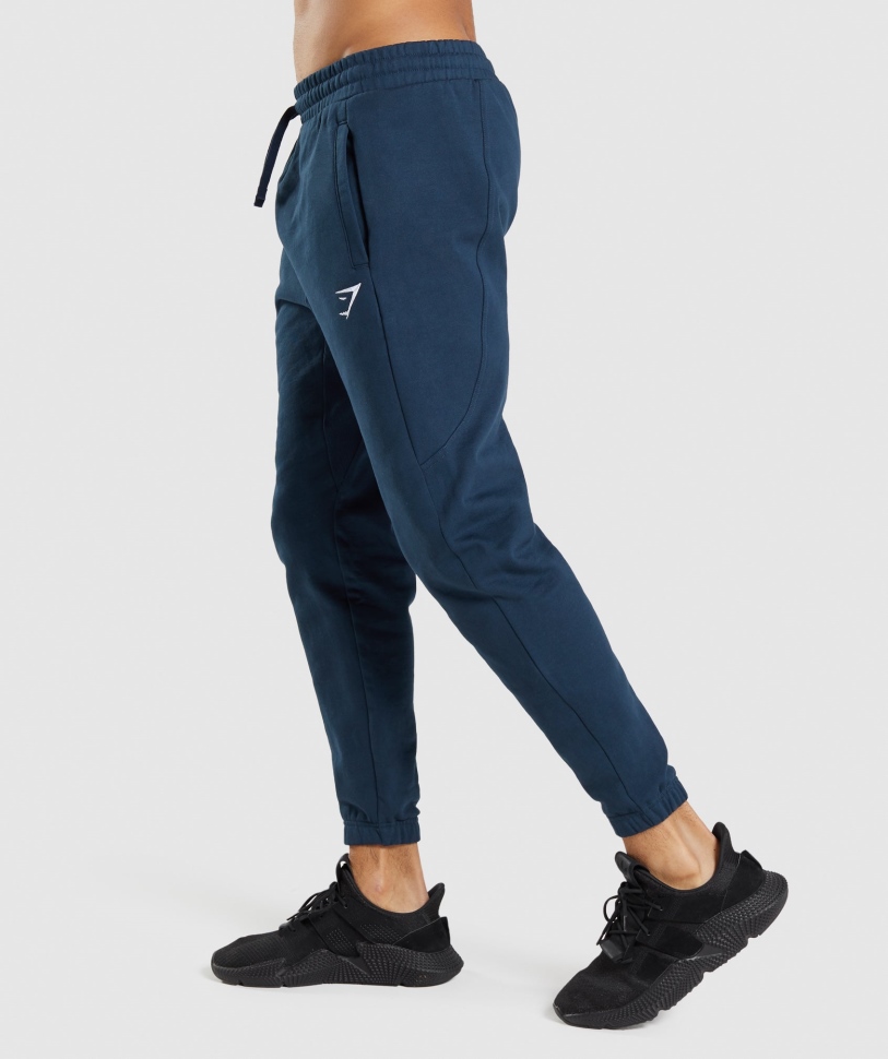 Gymshark απαραίτητο υπερμεγέθη Jogger Navy