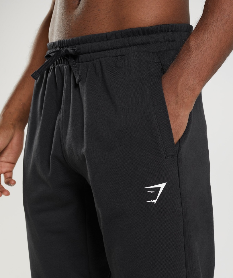 Gymshark απαραίτητο μεγάλου μεγέθους Joggers μαύρο