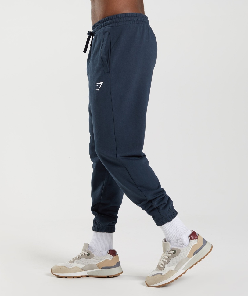 Gymshark απαραίτητο υπερμεγέθη Joggers Navy