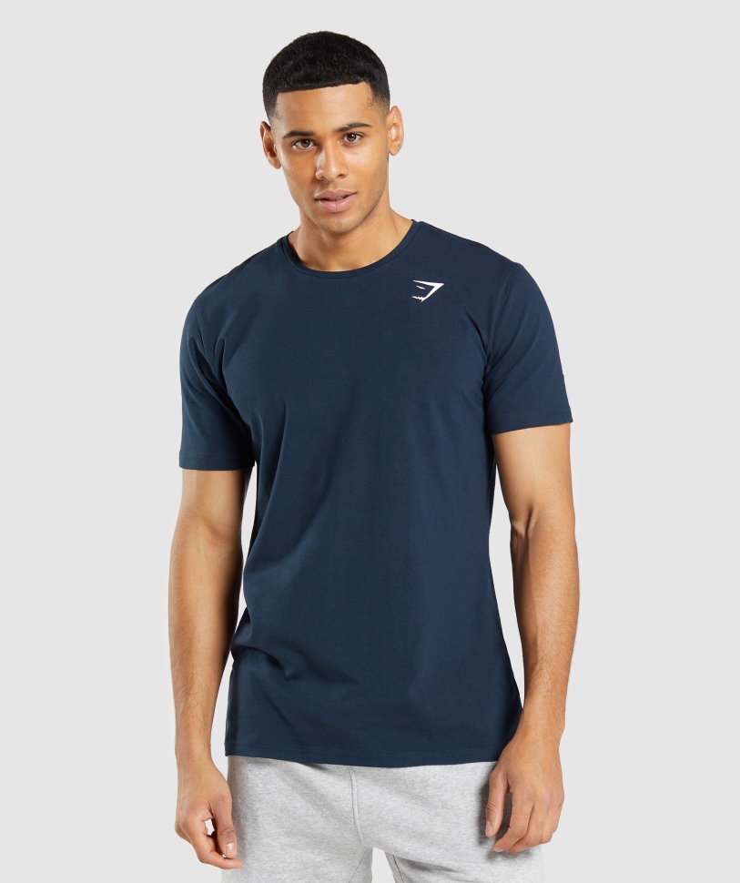 Gymshark απαραίτητο T-shirt Navy