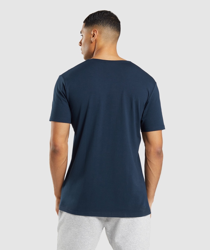 Gymshark απαραίτητο T-shirt Navy