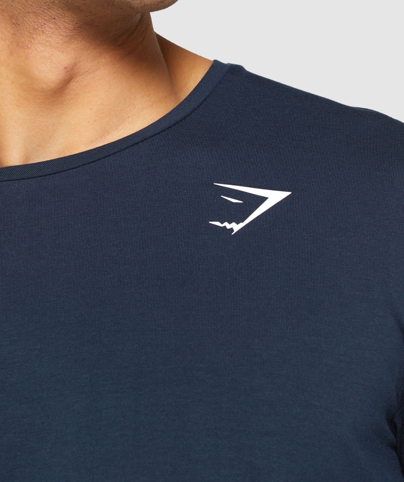 Gymshark απαραίτητο T-shirt Navy