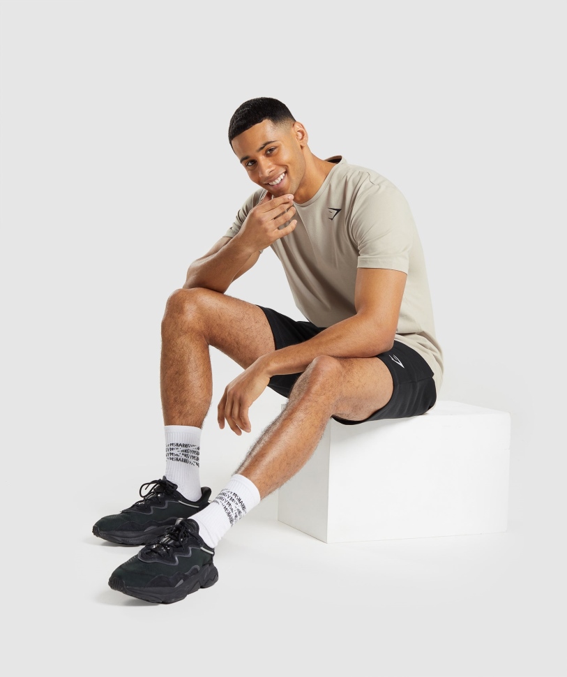 Gymshark απαραίτητο μπλουζάκι βότσαλο γκρι