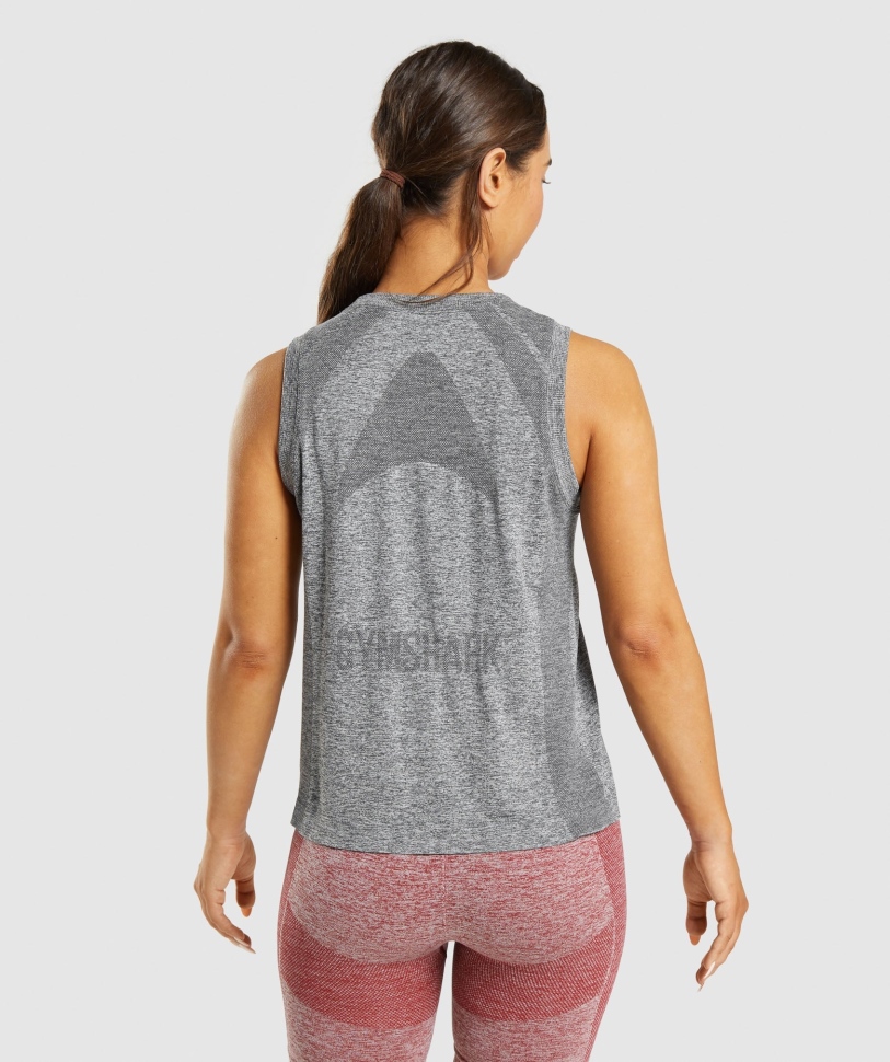 Gymshark Flex Loose Top Tank κάρβουνο γκρι μάργα