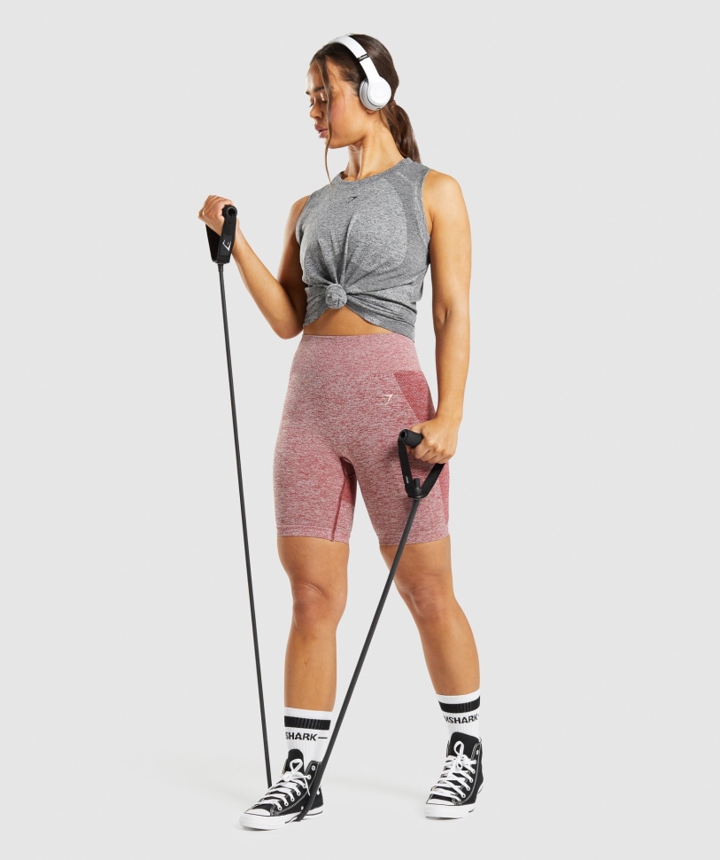 Gymshark Flex Loose Top Tank κάρβουνο γκρι μάργα