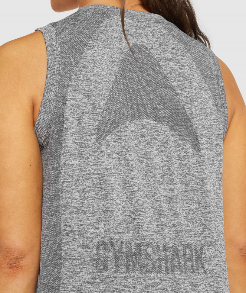 Gymshark Flex Loose Top Tank κάρβουνο γκρι μάργα