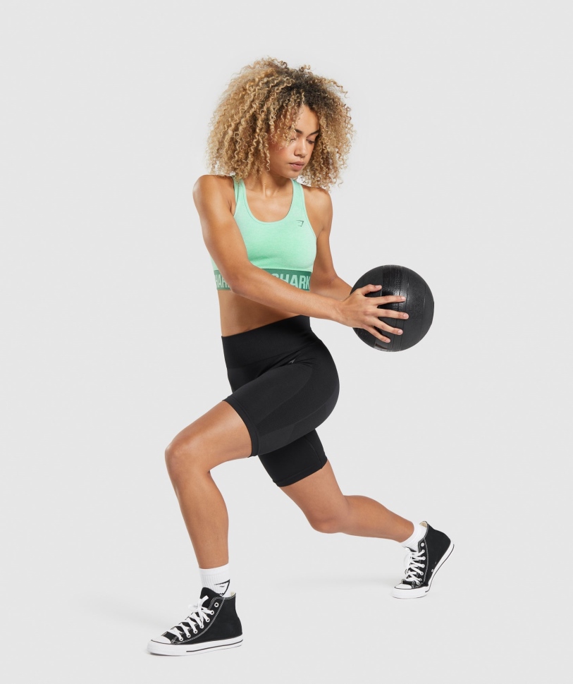 Gymshark Flex αθλητικό σουτιέν κάκτος πράσινη μάργα