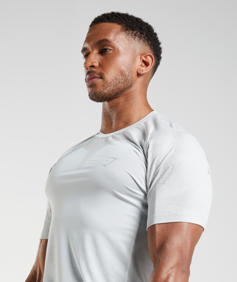 T-shirt από Gymshark ανοιχτό γκρι