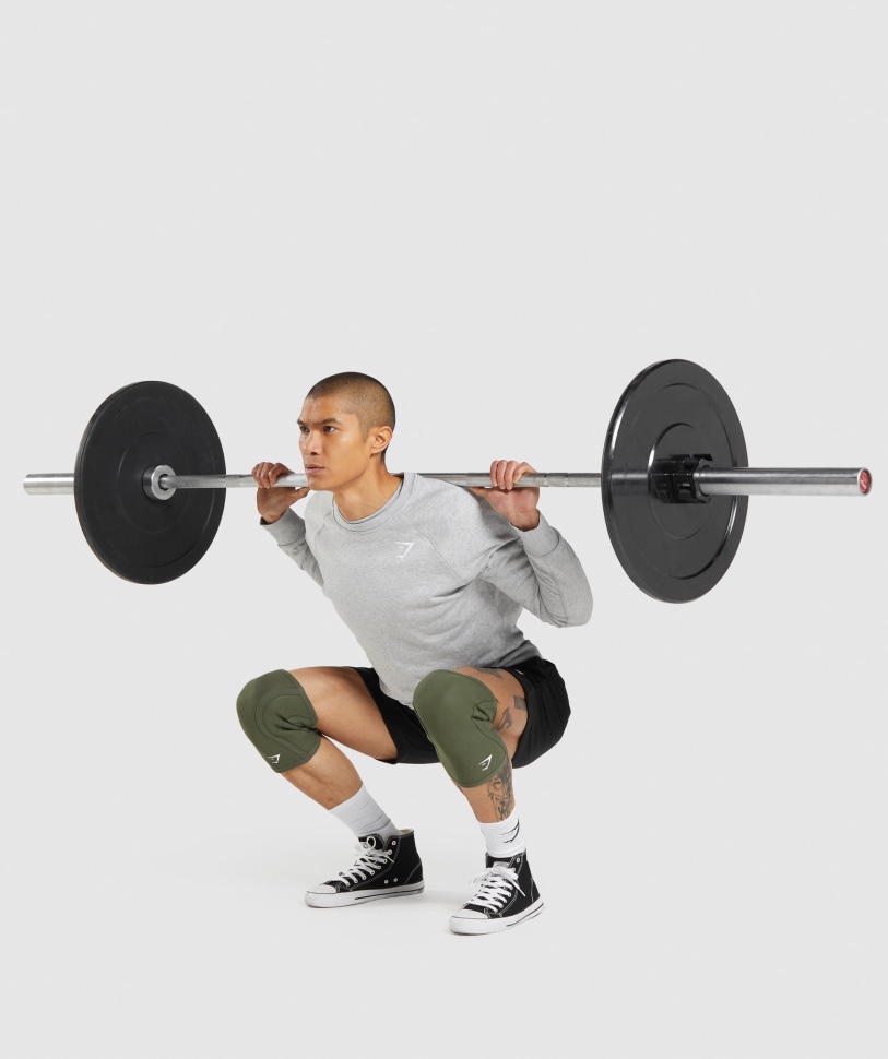 μανίκια γονάτου Gymshark 5mm πράσινο της ελιάς