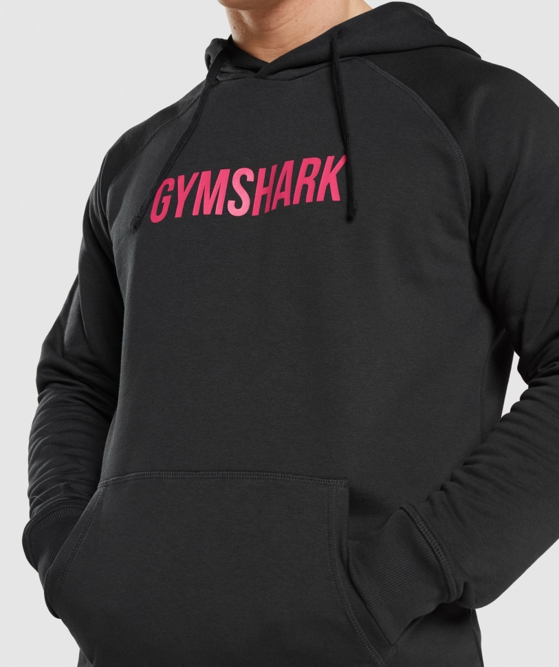 Gymshark Leg Day Hoodie μαύρο
